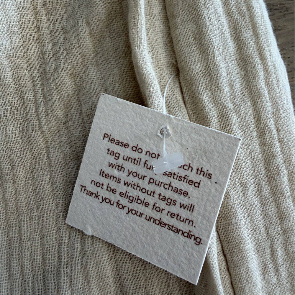 Nomad the Label Asana Cotton Wrap Pants, Stone - Picture 11 of 14